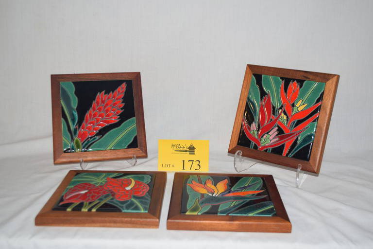 Tile Trivets By Moon Road Pottery And Tile, Hilo,