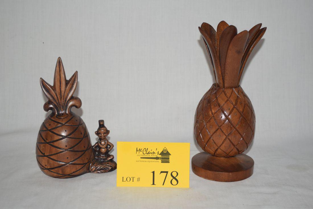 TREASURE CRAFT MENEHUNE/PINEAPPLE FIGURE & CARVED (1 of 3)