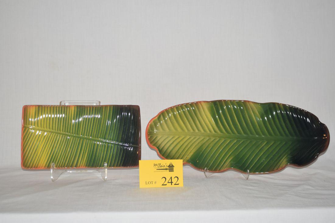 TROPICAL CLAY CERAMIC LEAF PLATES (1 of 7)