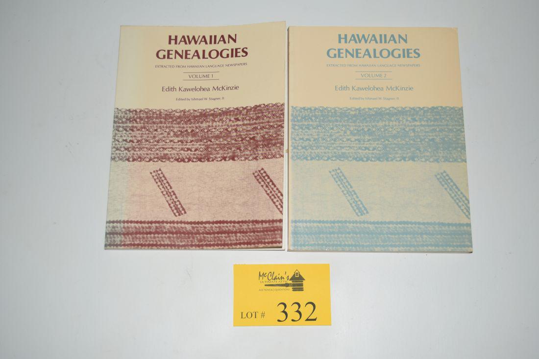 HAWAIIAN GENEALOGIES BY EDITH KAWELOHEA MCKINZIE, VOL I (1 of 4)