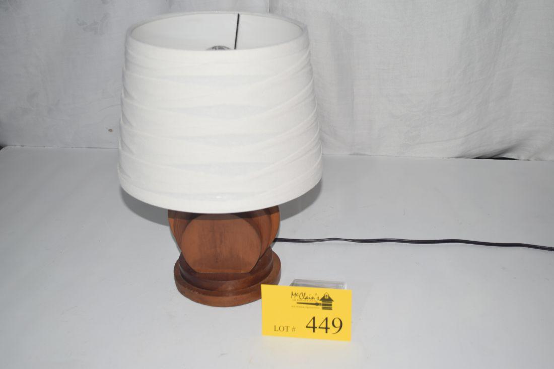 OAK & CEDAR SMALL TABLE LAMP (1 of 3)