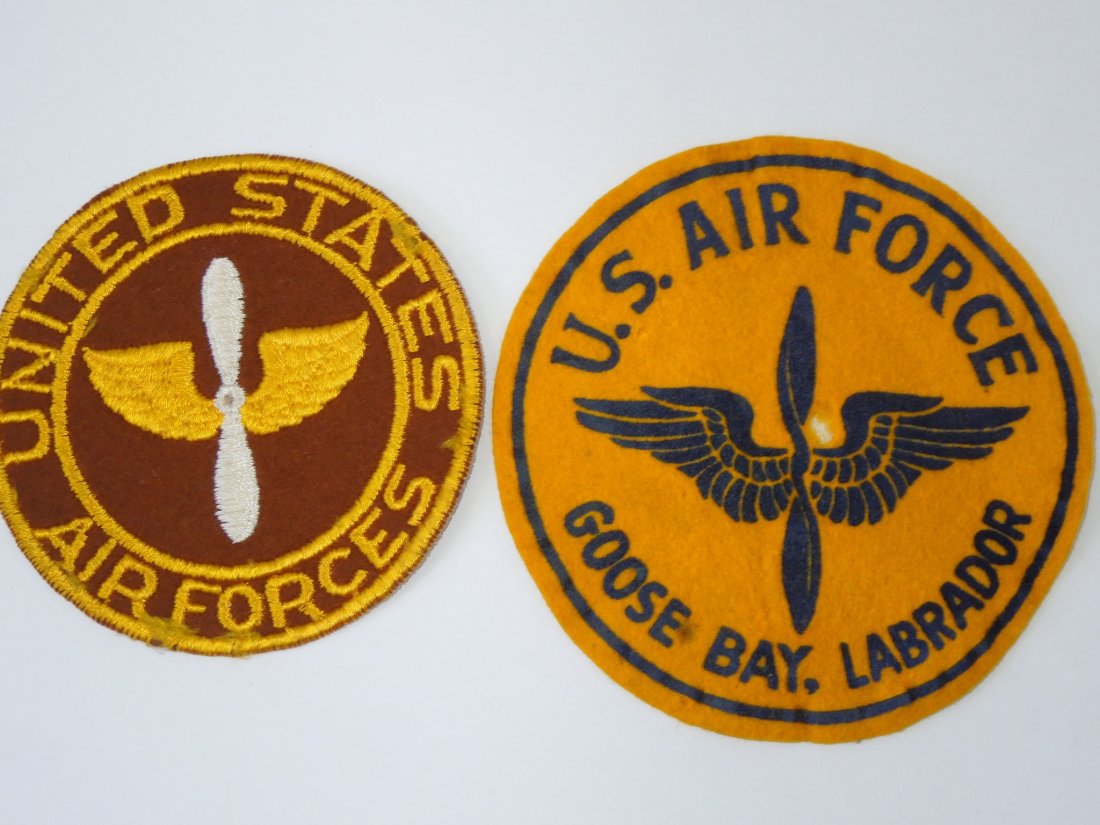 WWII US Army Air Force Goose Bay Labrador Patches: WWII US Army Air Force Goose Bay Labrador Patches. You will receive (2) patches. See pictures for condition of each patch.