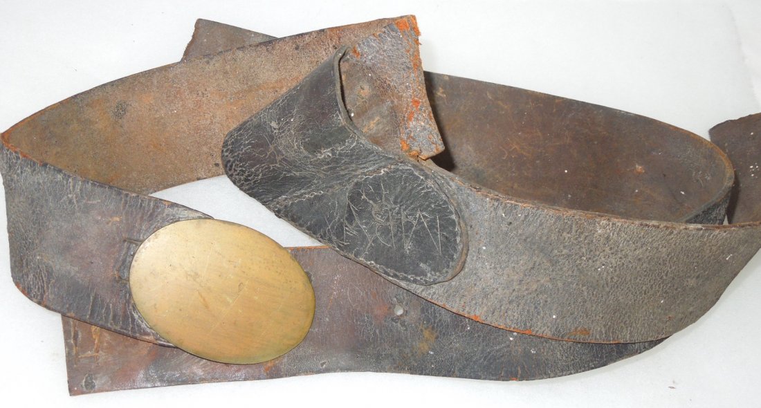 US Military War 1812 Soldier Bayonet Belt Cross Plate (1 of 4)