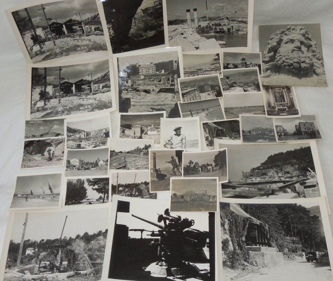 WWII USAAF Photographer Italy Ruins Photo Lot (1 of 9)