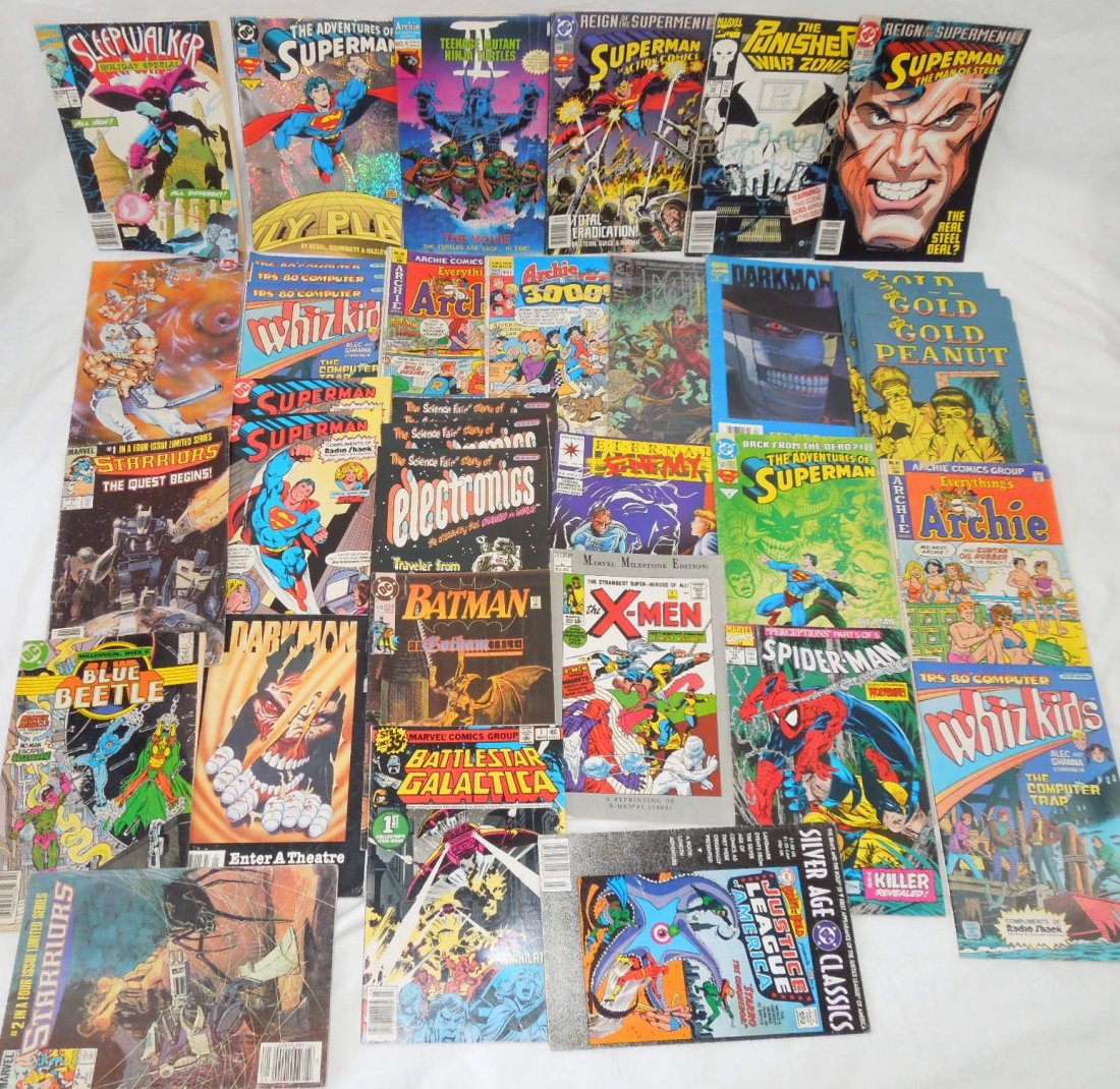Spiderman Superman DC Marvel Archie Plus Comic Book Lot (1 of 6)