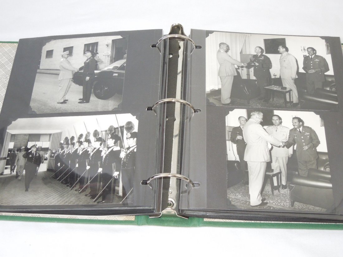 US Army Gen. Lloyd Ramsey Germany TASCOM Photo Album: Army Major General Lloyd Ramsey Germany TASCOM Photo Photograph Album. 5 June 1972 - 20 June 1972. This binder shows a visit to Germany with sites, TASCOM Map, brochures (Rhine, Vicenza, Dilsberg), po