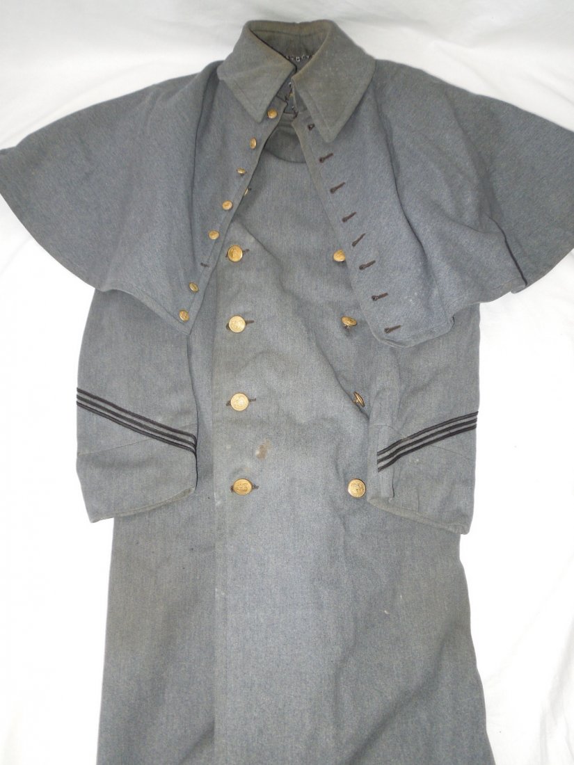 Class of 1923 USMA West Point Named General Overcoat: Class of 1923 US Military Academy at West Point Cadet uniform overcoat as issued in 1919 from George S. Smith, who would later become a Brigadier General in WWII and retire in the 1950s.