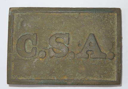 Civil War CSA Confederate Virginia Belt Buckle Dug