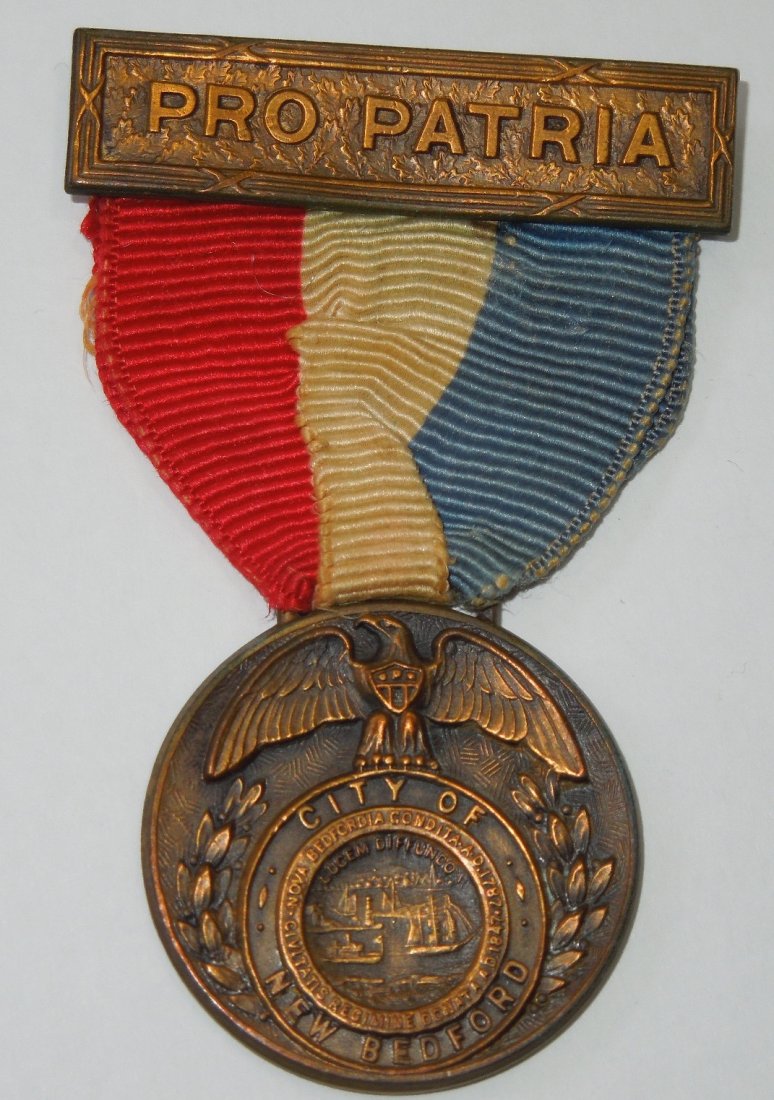 WWI City of New Bedford, NY Military Victory Medal (1 of 2)