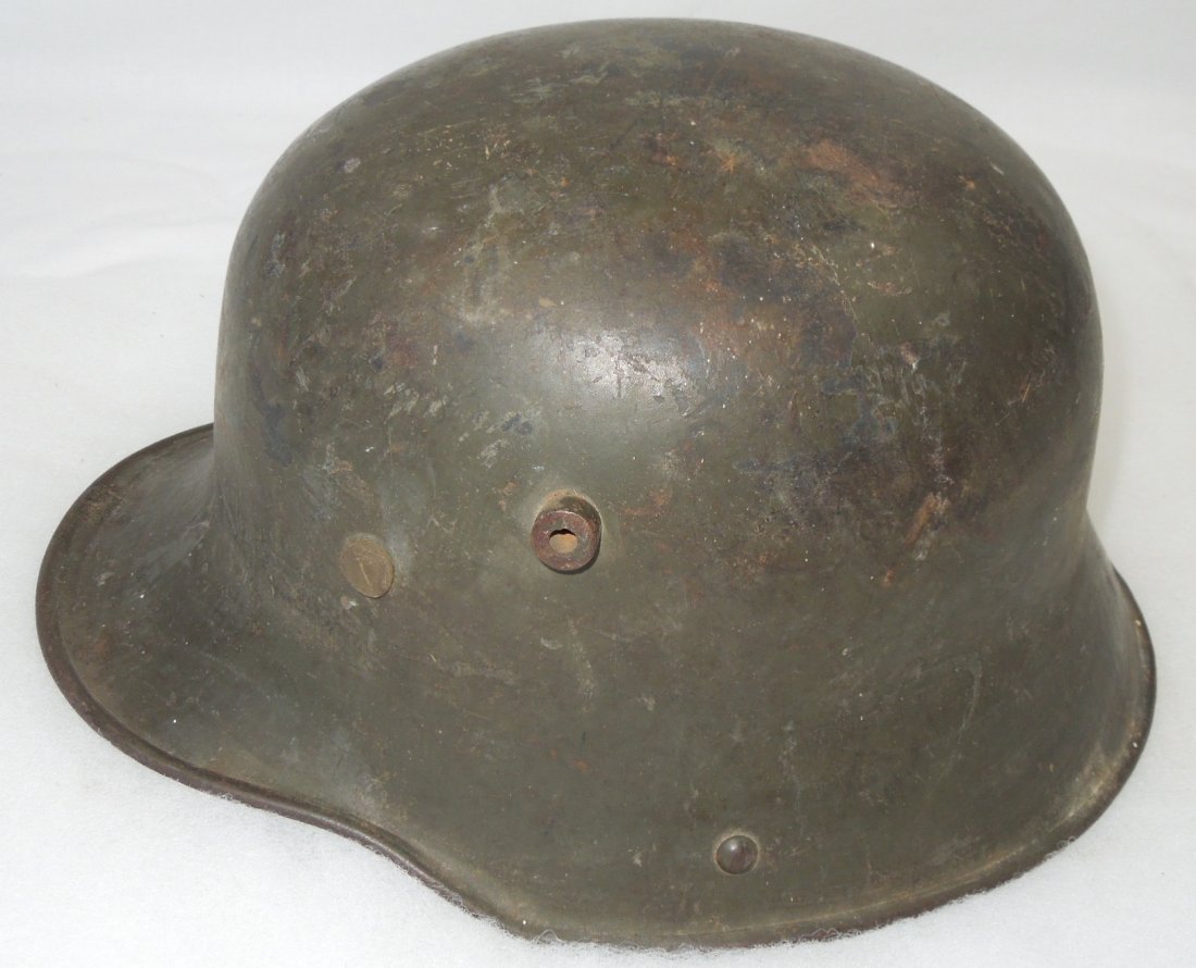 WWI M18 Imperial German Army Helmet & Liner (1 of 5)