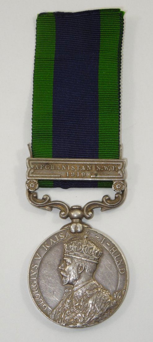1919 British India General Service Medal Afghanistan (1 of 4)