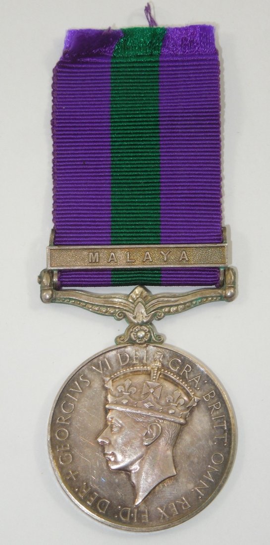 British General Service Medal Malaya Chinese Labor (1 of 4)