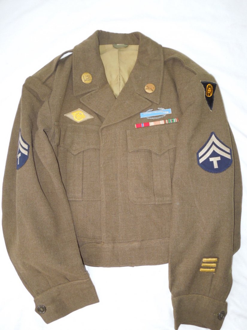 WWII Named US Army 83rd Infantry Div Ike Jacket (1 of 7)