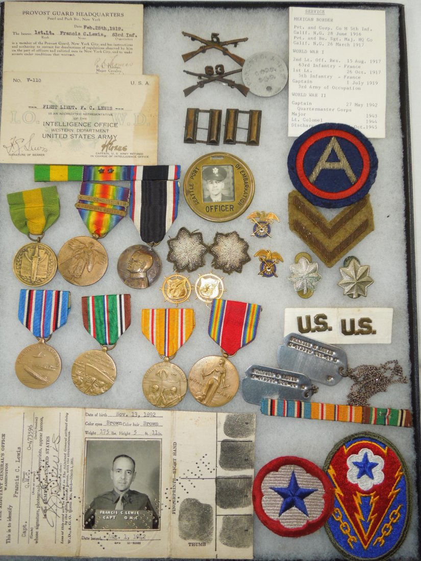 WWI WWII US Army Transport Officer Medals Dog Tags (1 of 17)