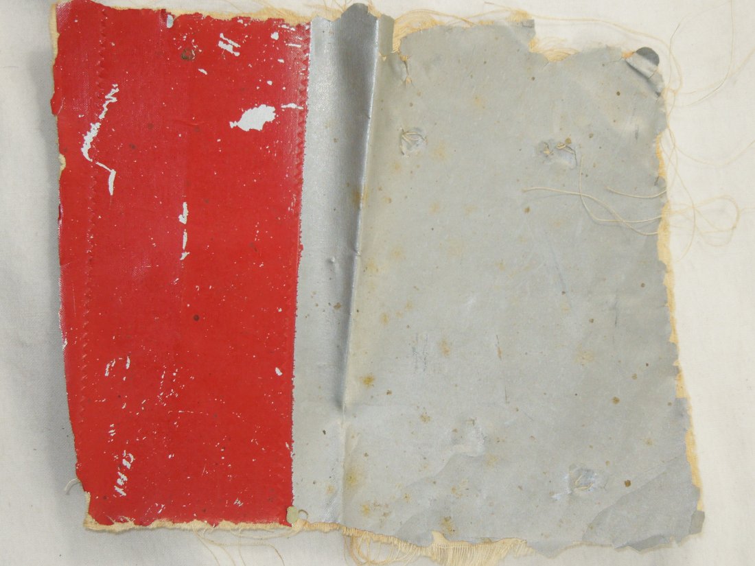 WWII P-51 Mustang Plane Fabric Jap Bullet Holes Okinawa: WWII North American P-51 Mustang Plane Fabric Japanese Bullet Holes. Written on the reverse, â€œJapanese Bullet Holes P-51 Okinawa”. Most likely this piece of fabric came from the rudder sec
