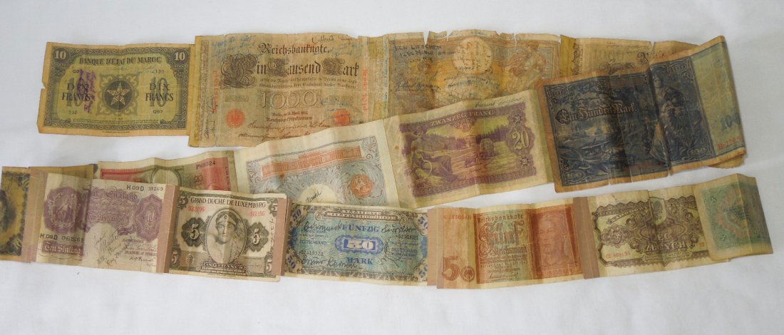 8' Long WWII Short Snorter With Over 70 Signatures (1 of 9)