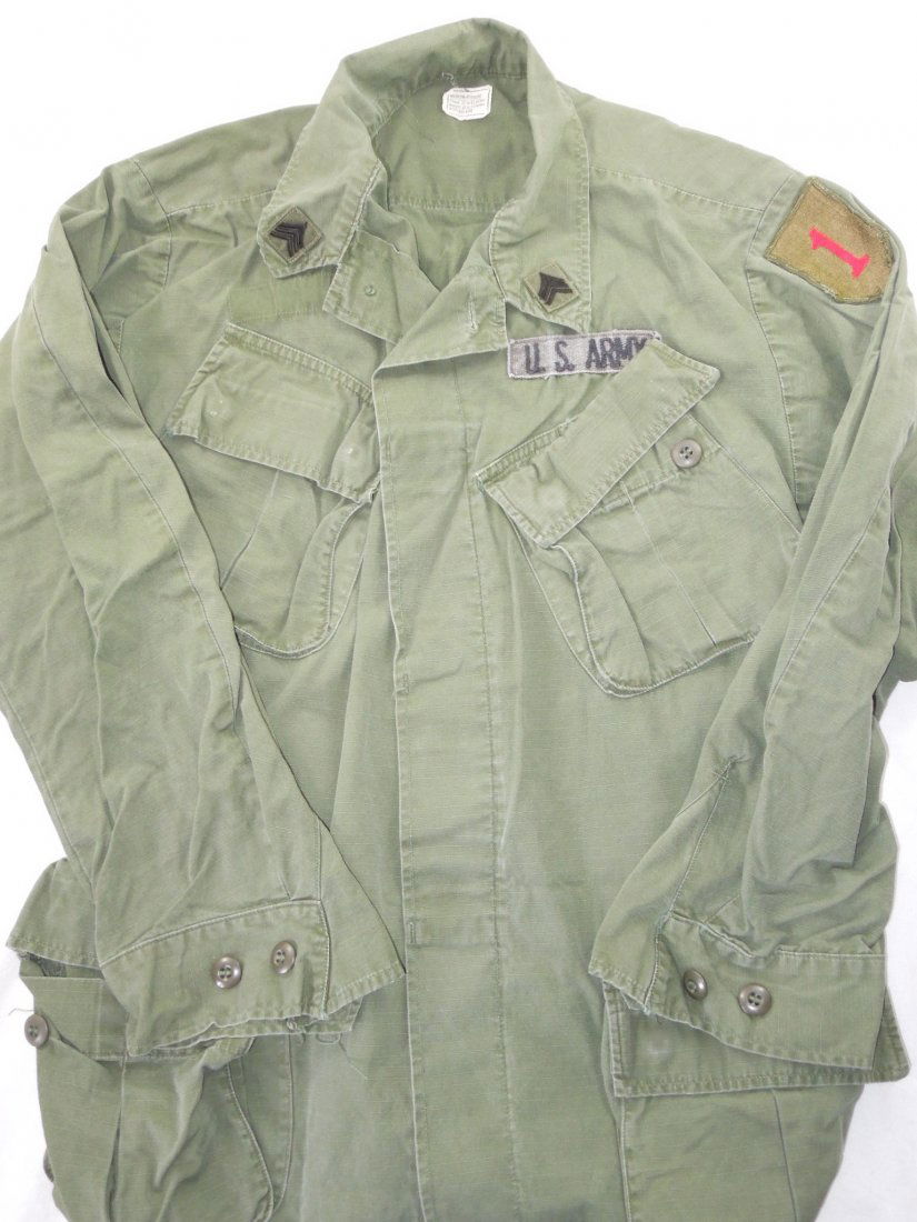 Vietnam Us Army 1st Infantry Div. Fatigue Jungle Jacket