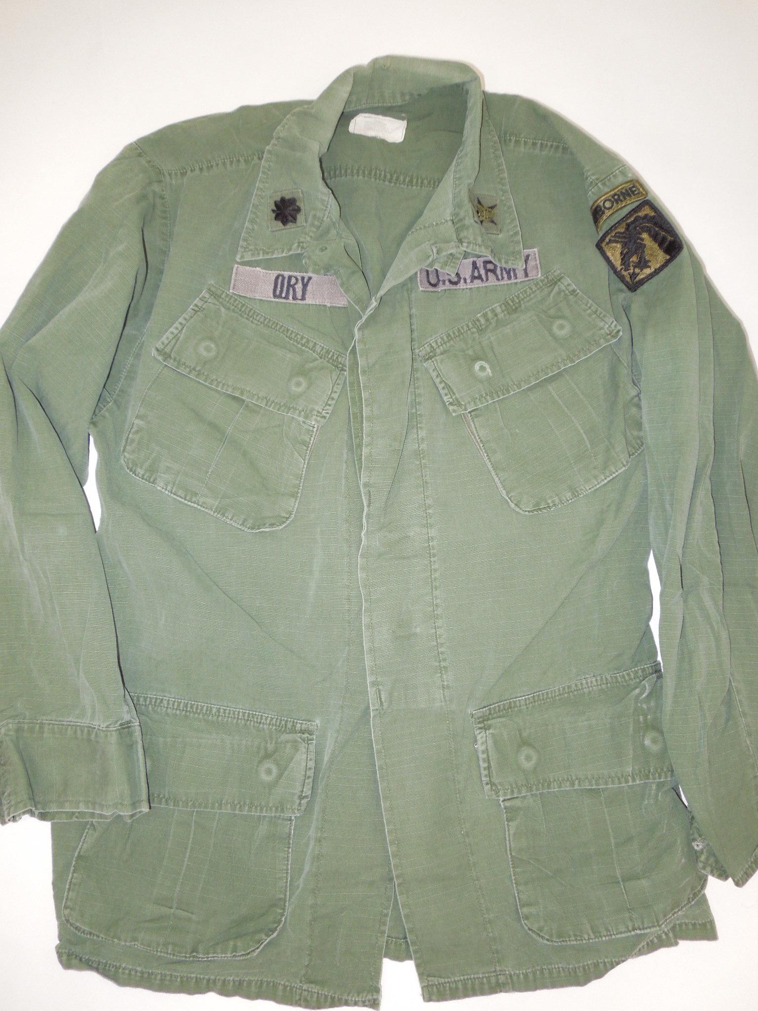 Vietnam War US Army Named Lt. Colonel Jungle Jacket (1 of 5)