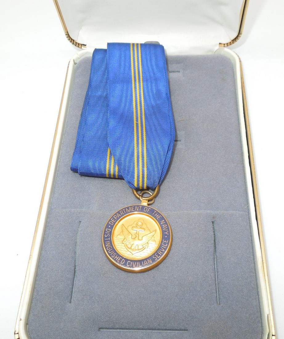 Named US Distinguished Civilian Service Medal Admiral (1 of 4)