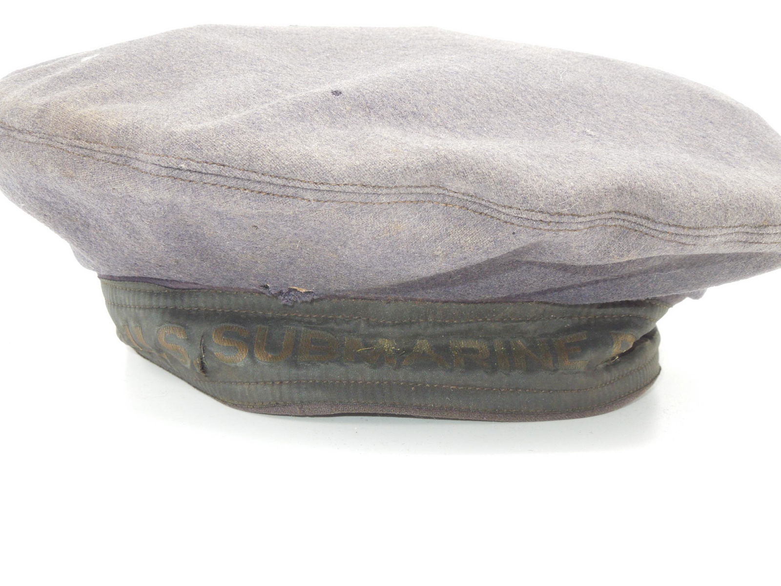 WWI USN Navy Sailor Submarine Base Flat Donald Duck Hat (1 of 3)