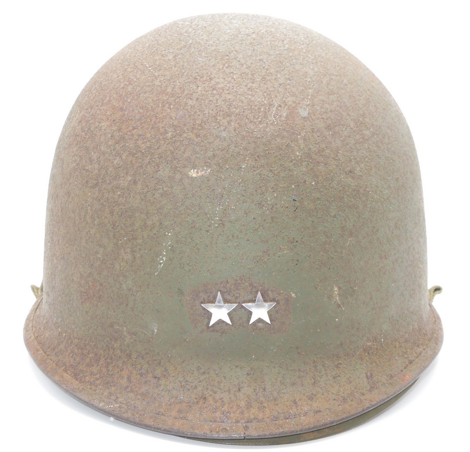WWII US Military Major General M-1 Helmet (1 of 9)