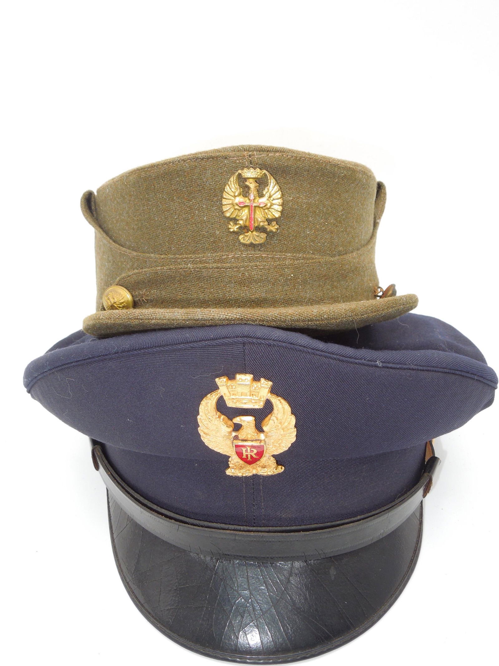 Eastern European Military Visor & Cap Lot of 2 (1 of 5)