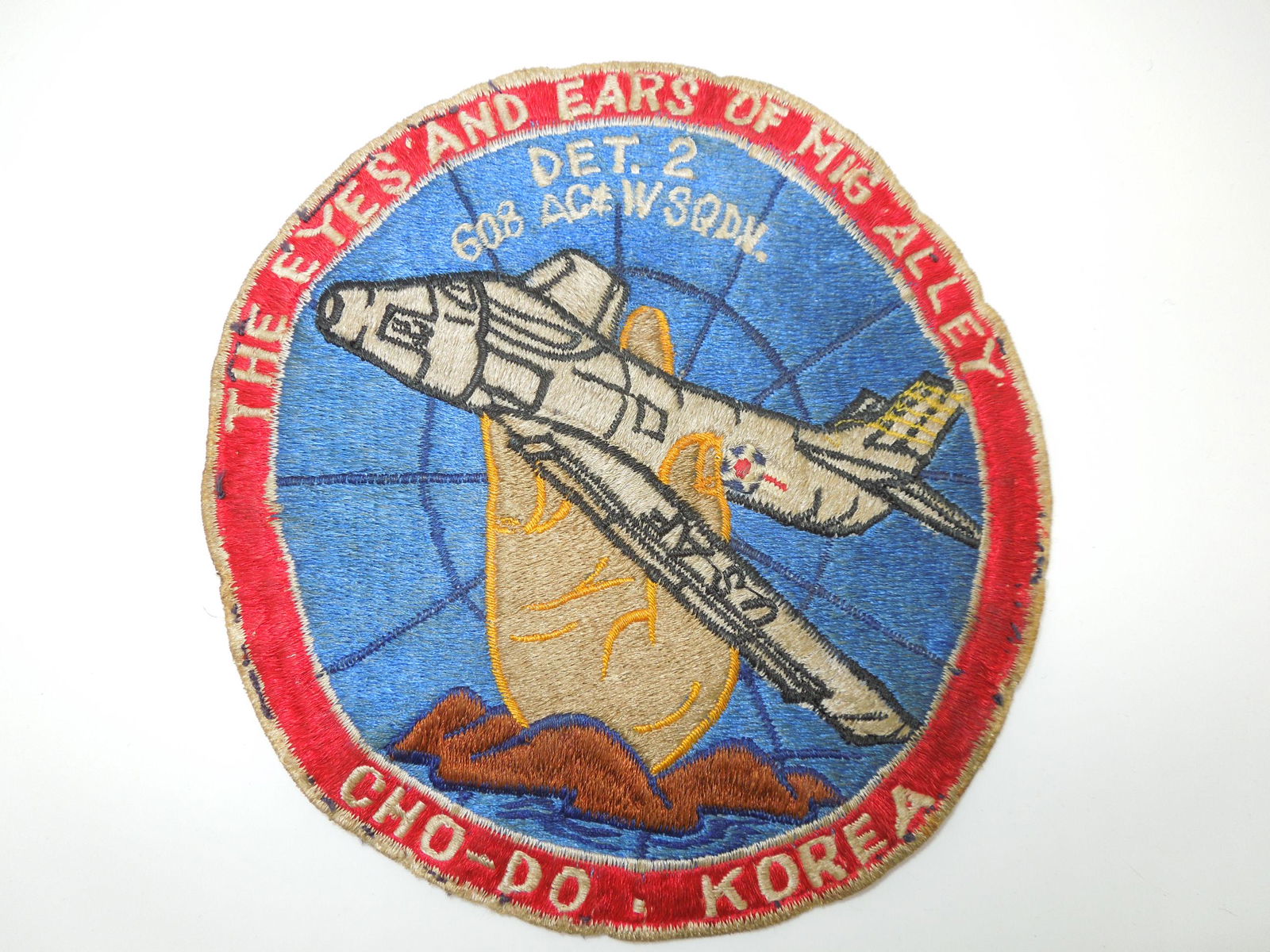 Korean War MIG Alley Theater Made USAF Air Force Patch (1 of 2)
