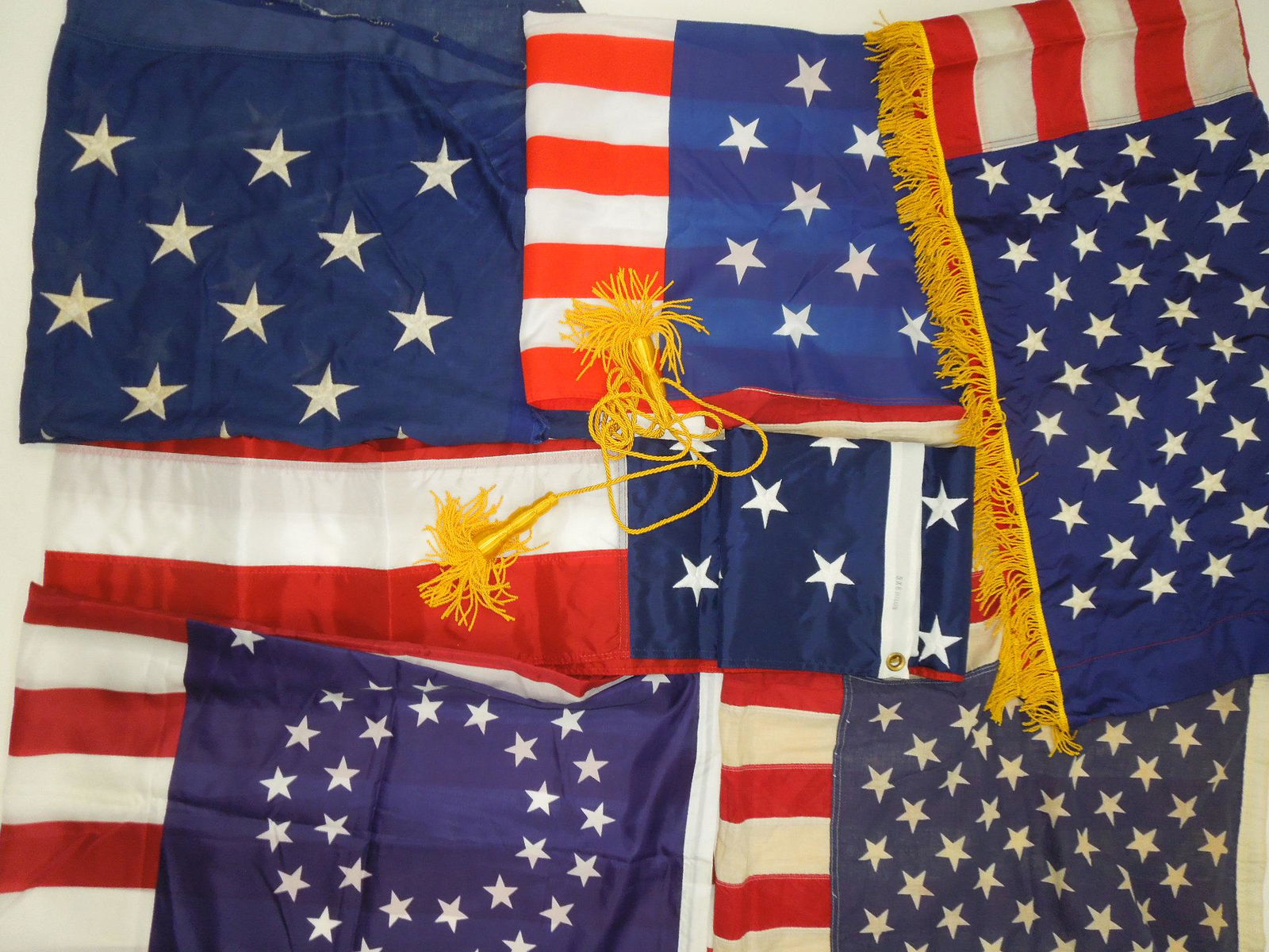 US American 50 Star Flags Lot of 6 (1 of 7)