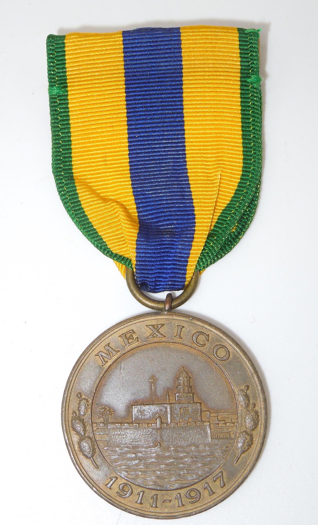 Mexican US Navy Service Campaign Medal #4135 (1 of 3)