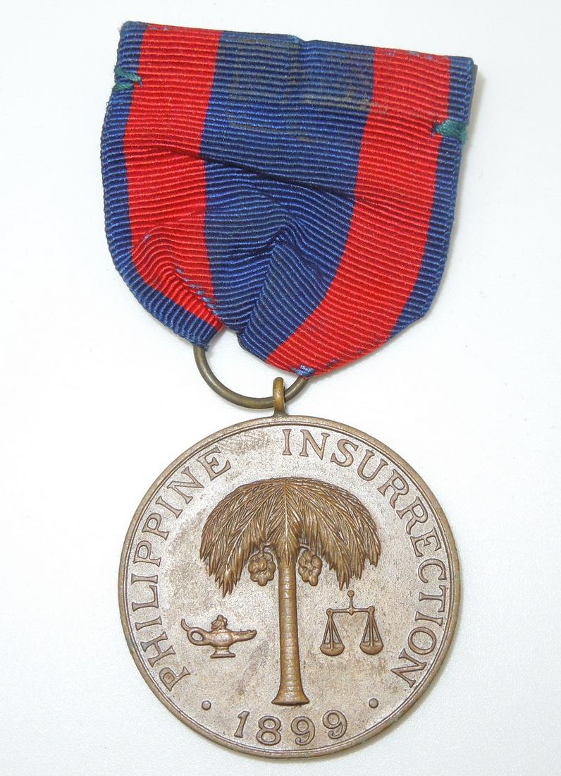 1899 US Army Philippine Insurrection Campaign Medal M. No. 780 (1 of 3)
