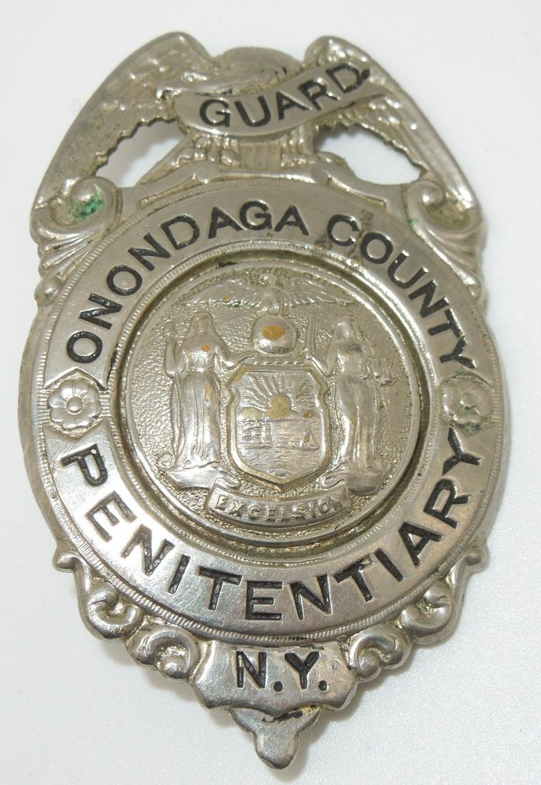 Onondaga County NY New York Penitentiary Guard Badge (1 of 2)