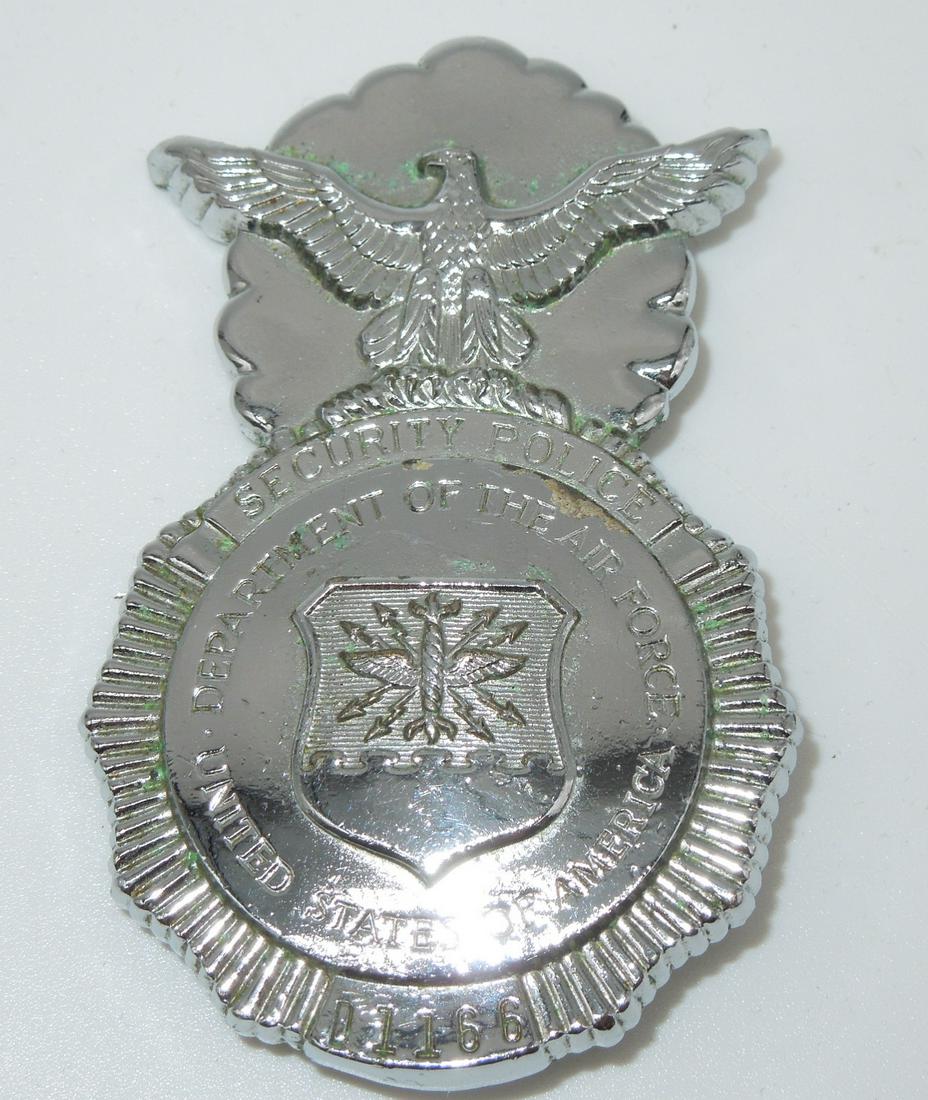 USAF Air Force Numbered Security Police Badge (1 of 2)