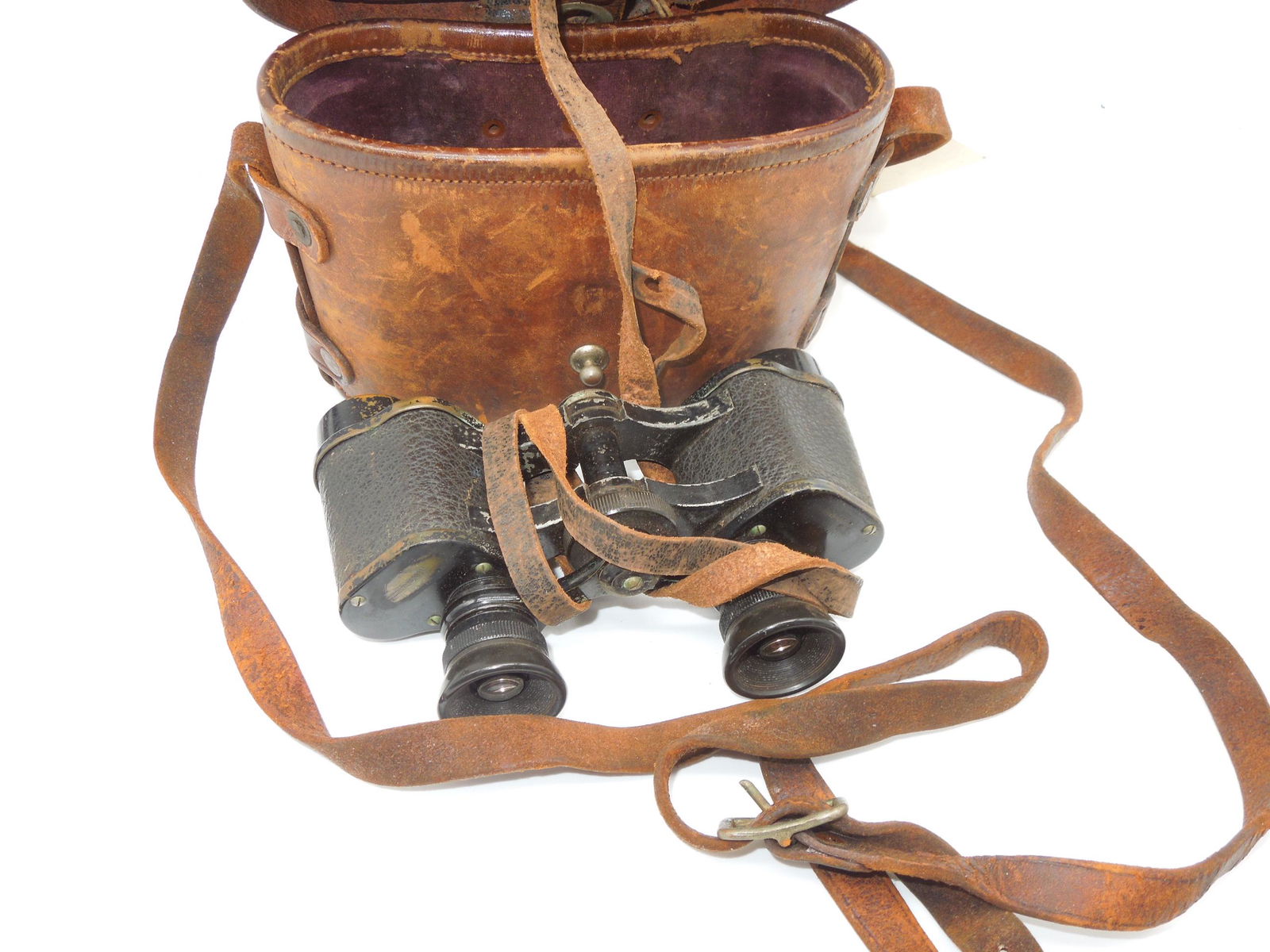 WWII Pearl Harbor USN Navy Military 1942 8x Binoculars Loaned by Mizuno (1 of 7)