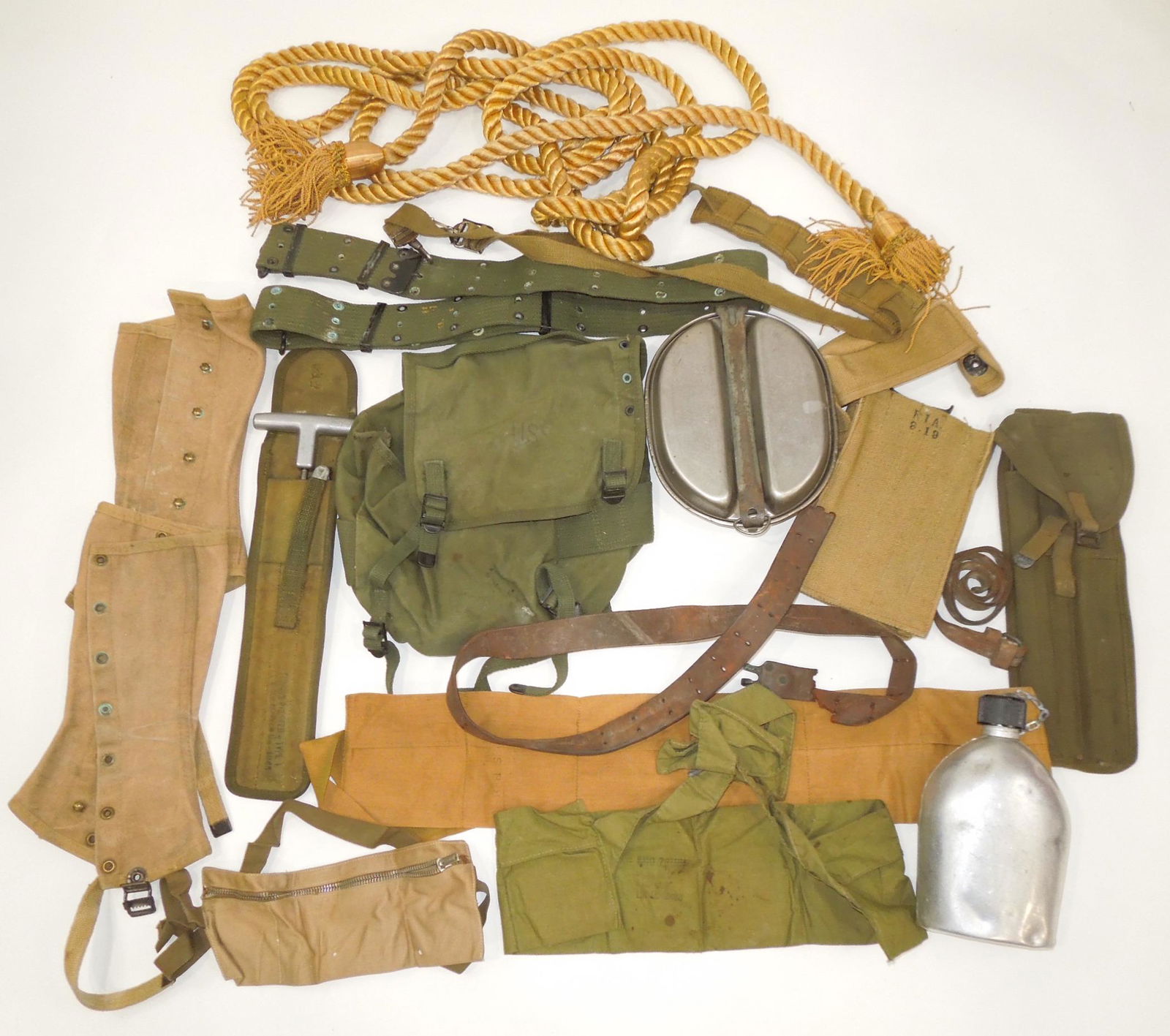 WWII - Cold War US Military Field Gear Lot (1 of 8)