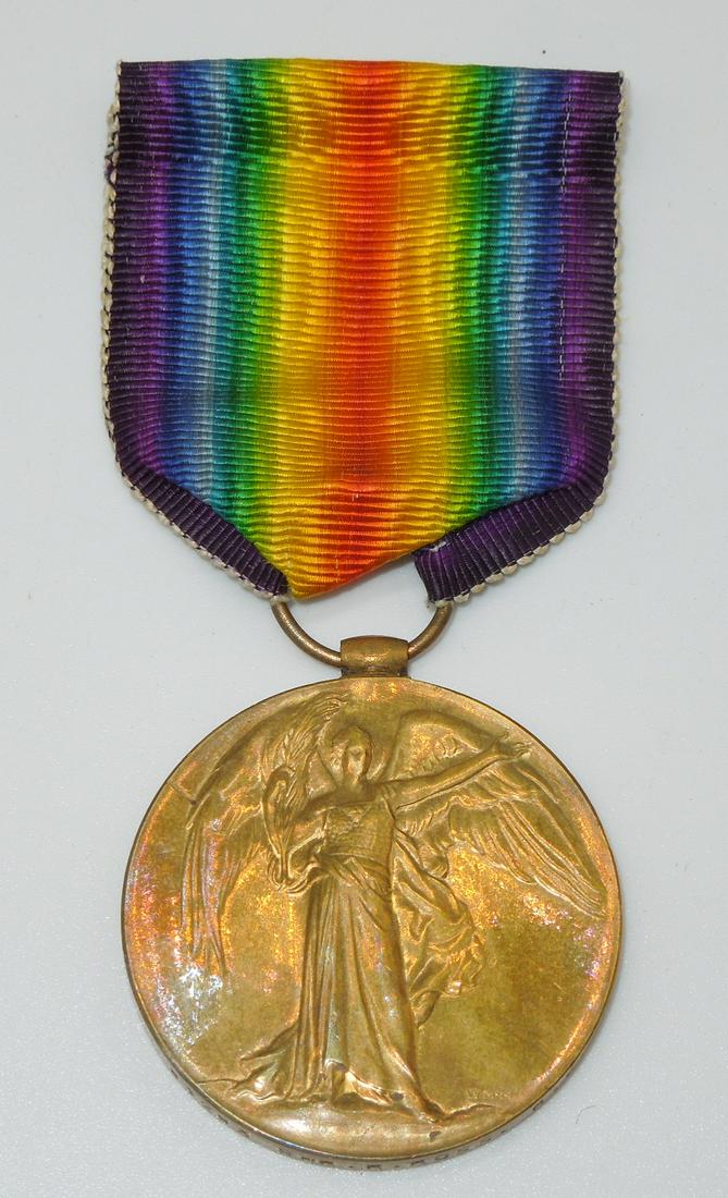 WWI Killed In Action Australian Engineer Sapper Victory Medal (1 of 5)