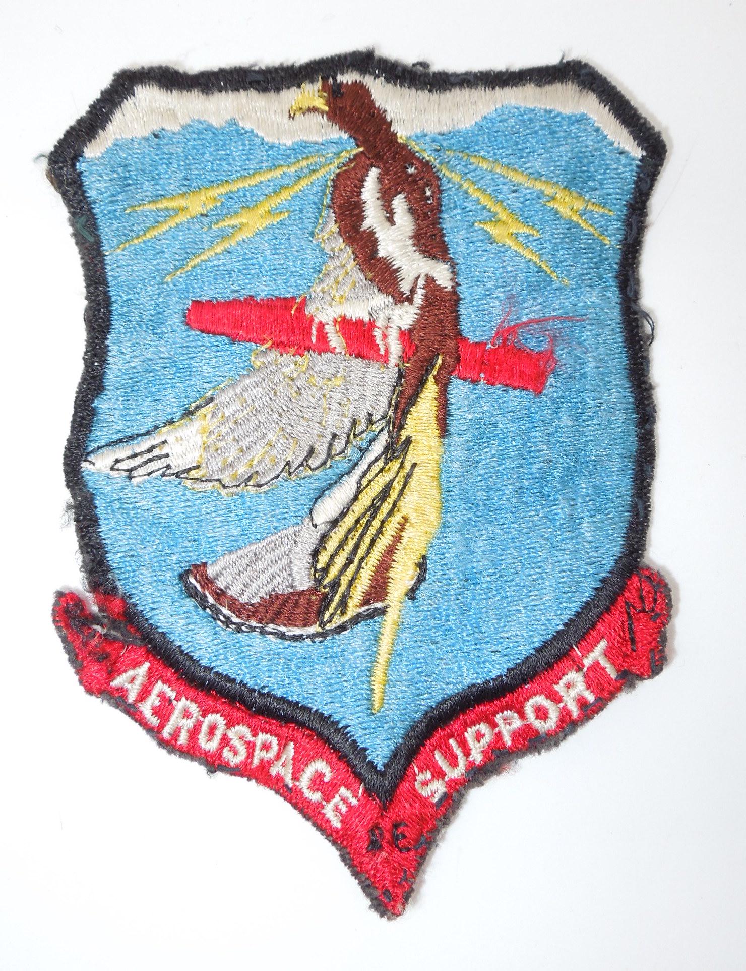 Vintage 1960s USAF Aerospace Support Custom Made Patch (1 of 2)
