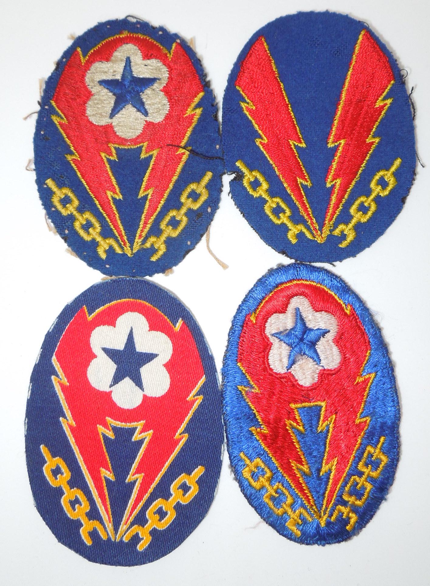 WWII US Army European Theater Advanced Communication Zone Patches (1 of 2)
