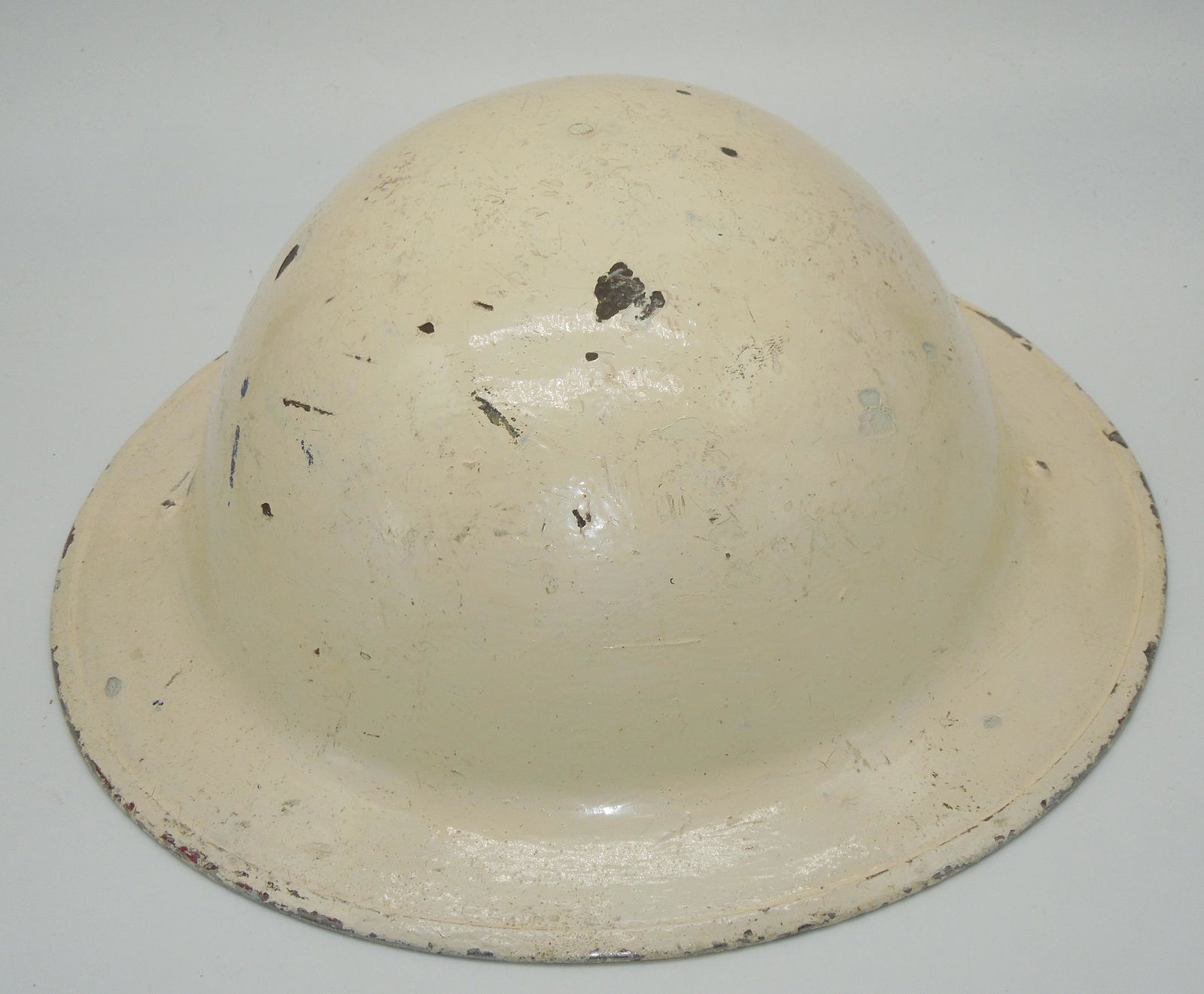 British WWII MK II Painted Navy Helmet (1 of 3)