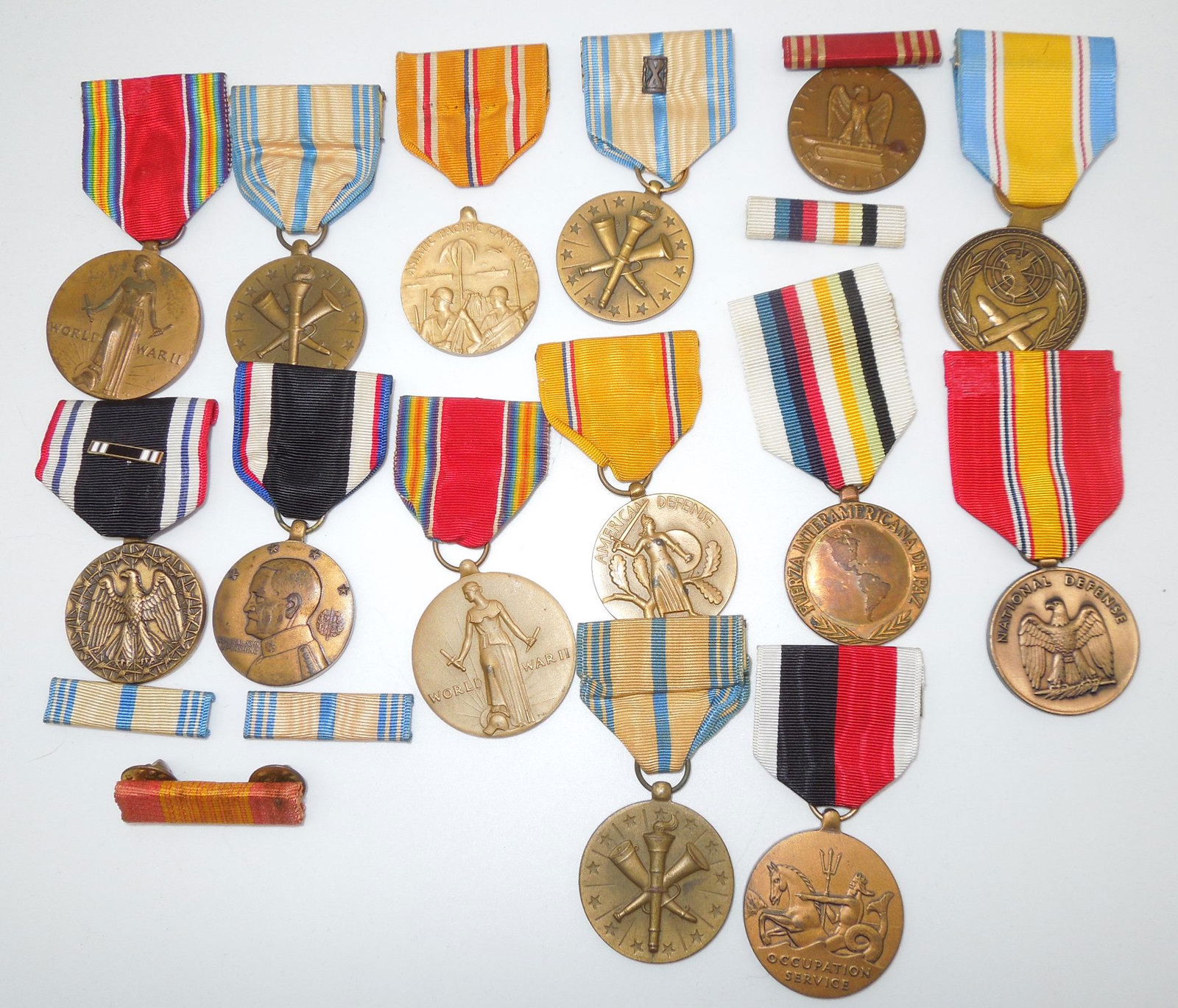 Vintage WWII - 50s Victory & Campaign Service Medals (1 of 2)