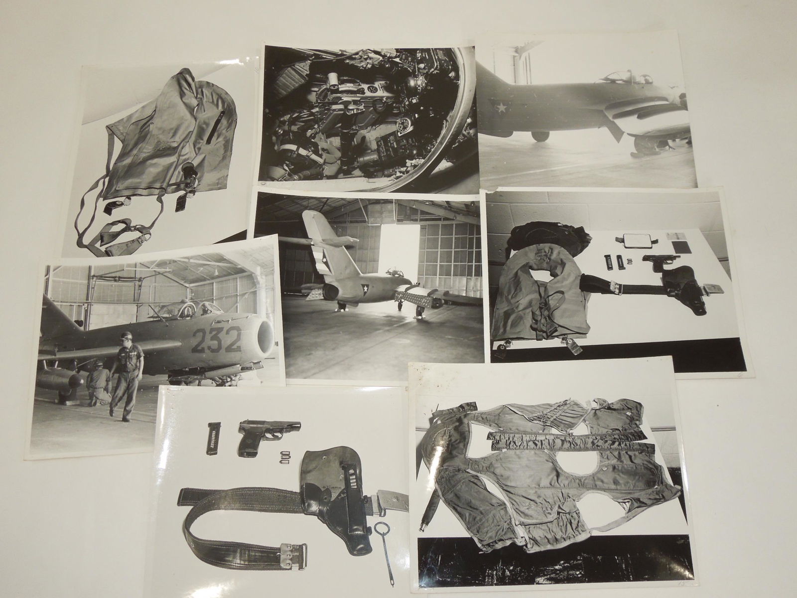 1969 Cuban MiG Pilot Defector Official USAF Photographs Captured Plane Lot (1 of 8)