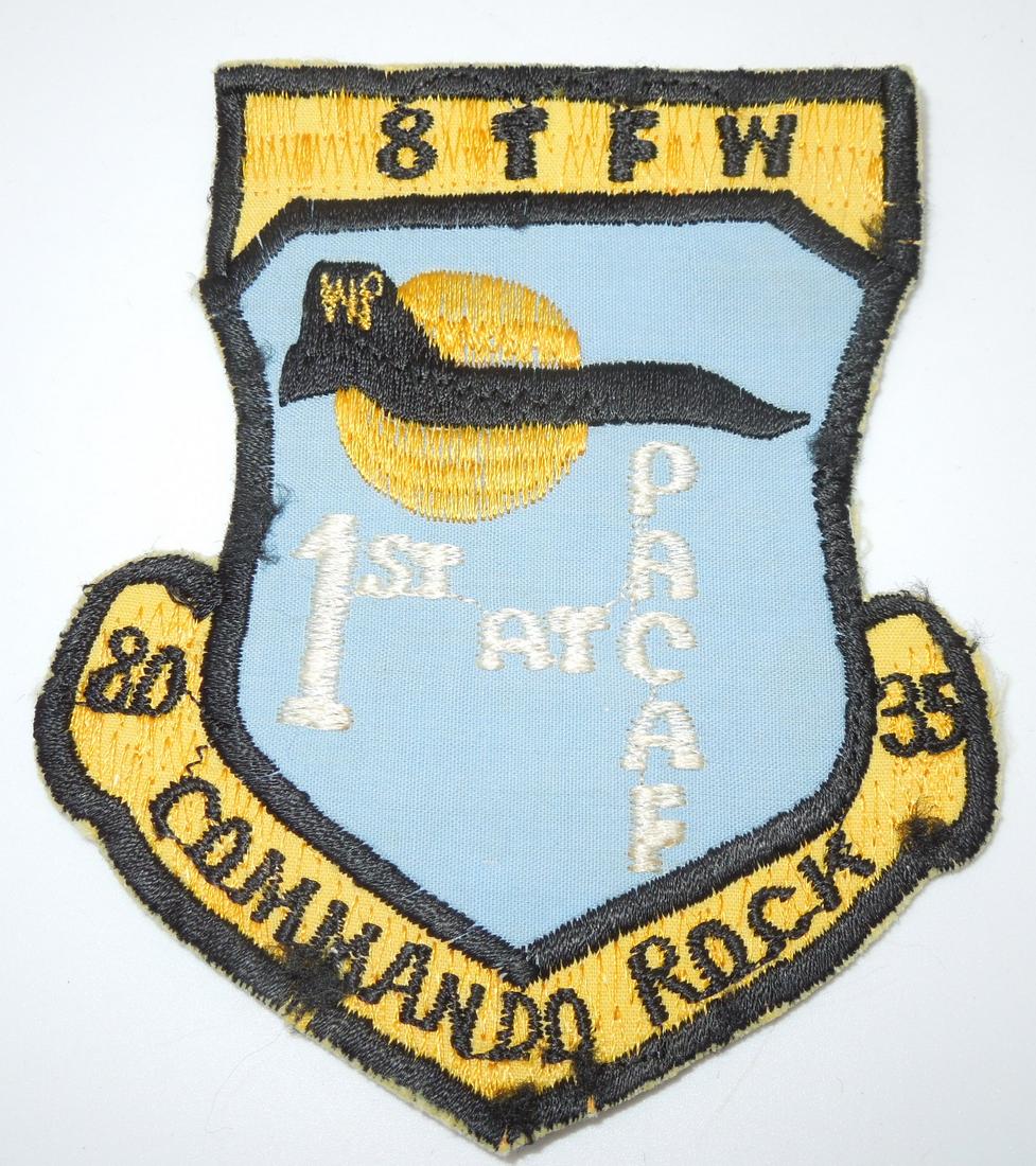1978 USAF Air Force 8th TFW Commando Rock Kusan AFB Custom Patch (1 of 2)