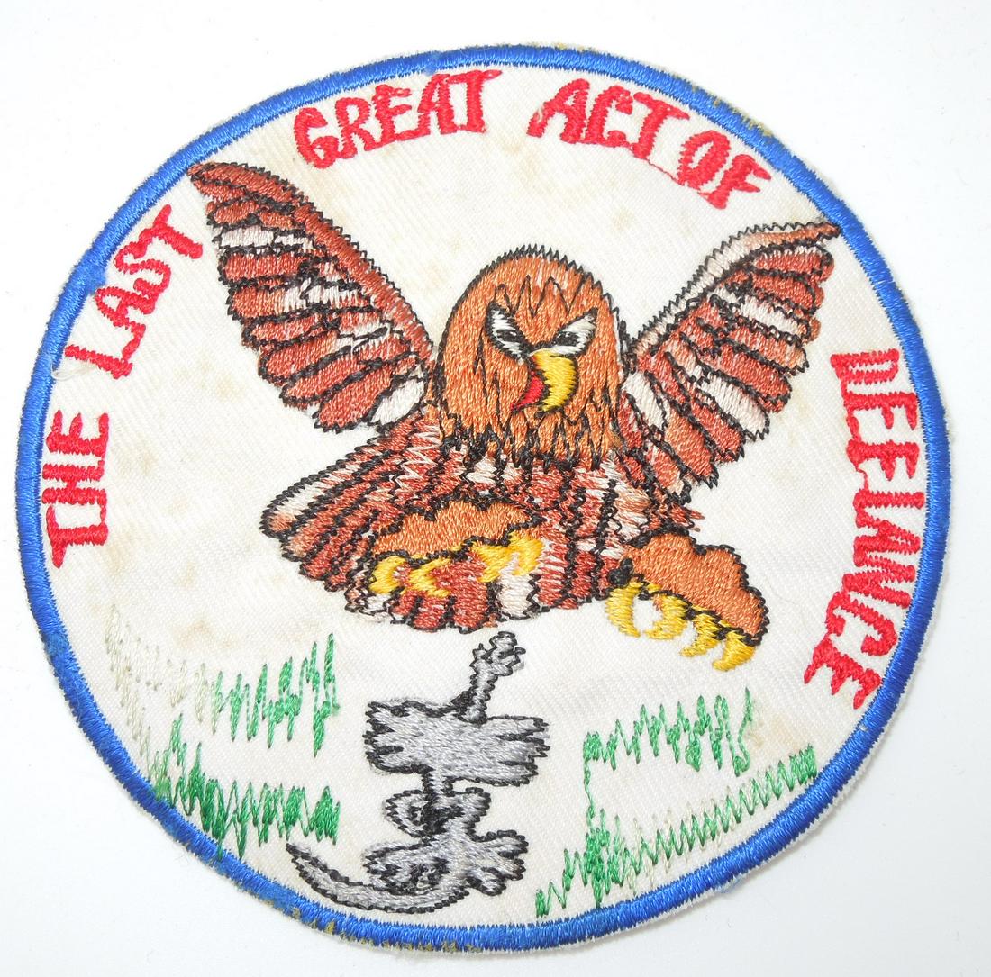 Vietnam Novelty Patch Last Great Act of Defiance USAF Air Force (1 of 2)