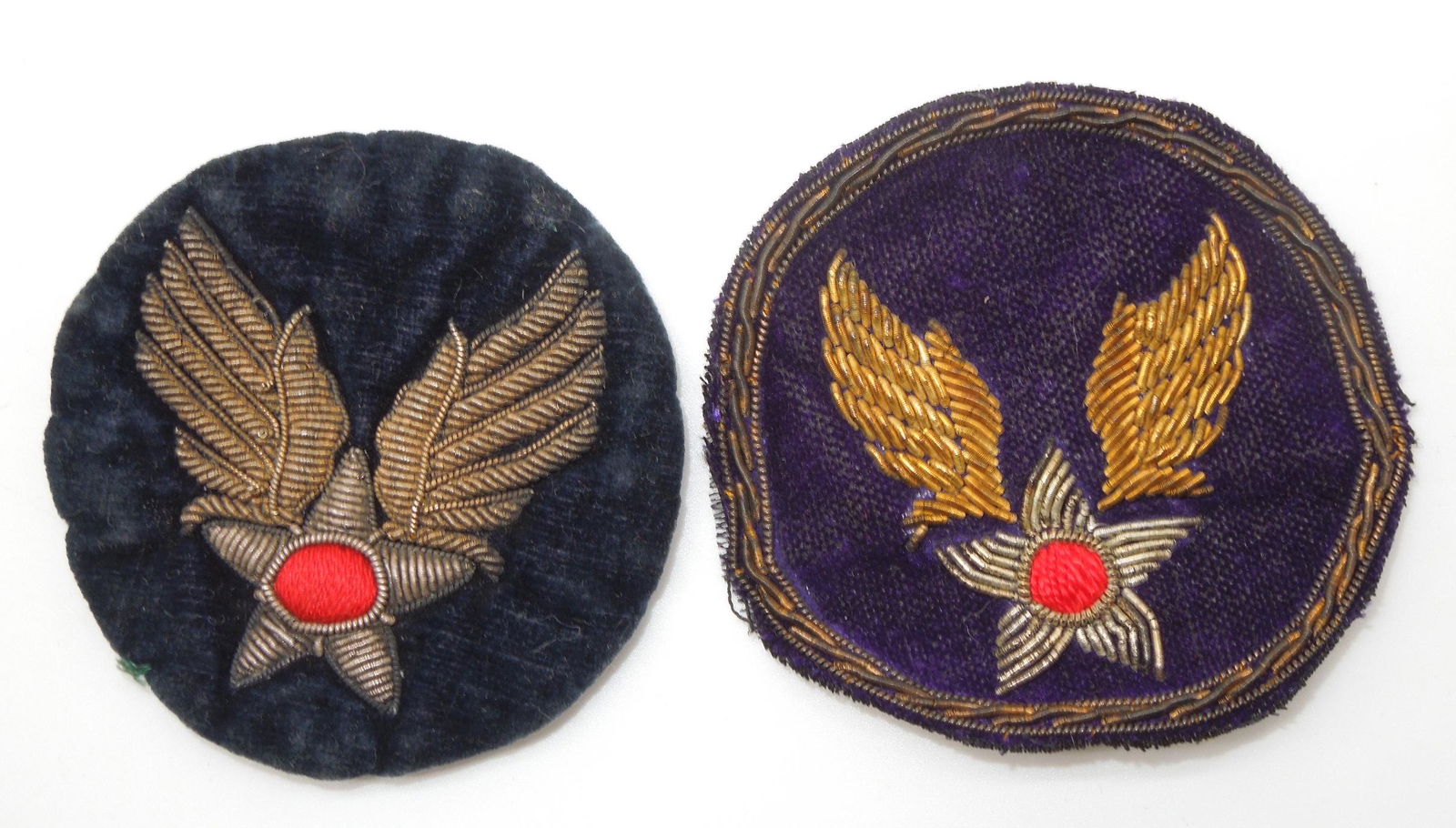 WWII USAAF Army Air Force CBI Made Bullion Patches (1 of 2)