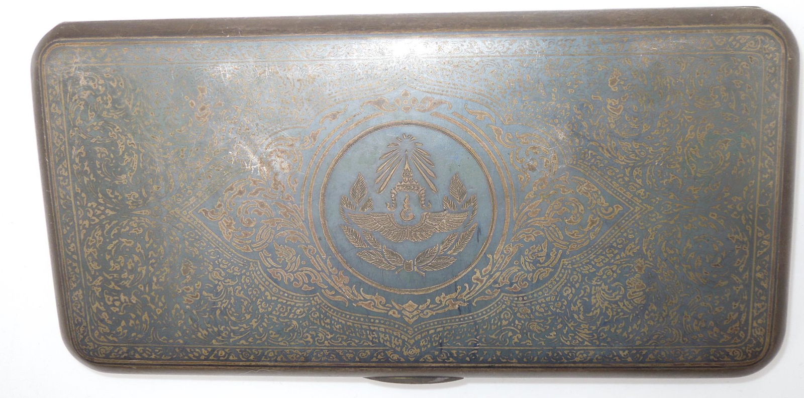 1966 Sterling Thai Air Force Cigarette Case to USAF Col. Jet Ace (1 of 5)