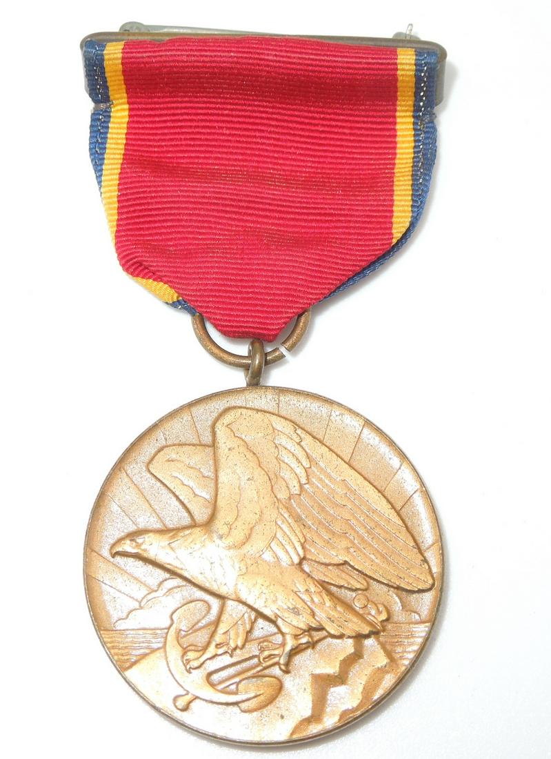 WWII US Naval Reserve Faithful Service Medal (1 of 2)