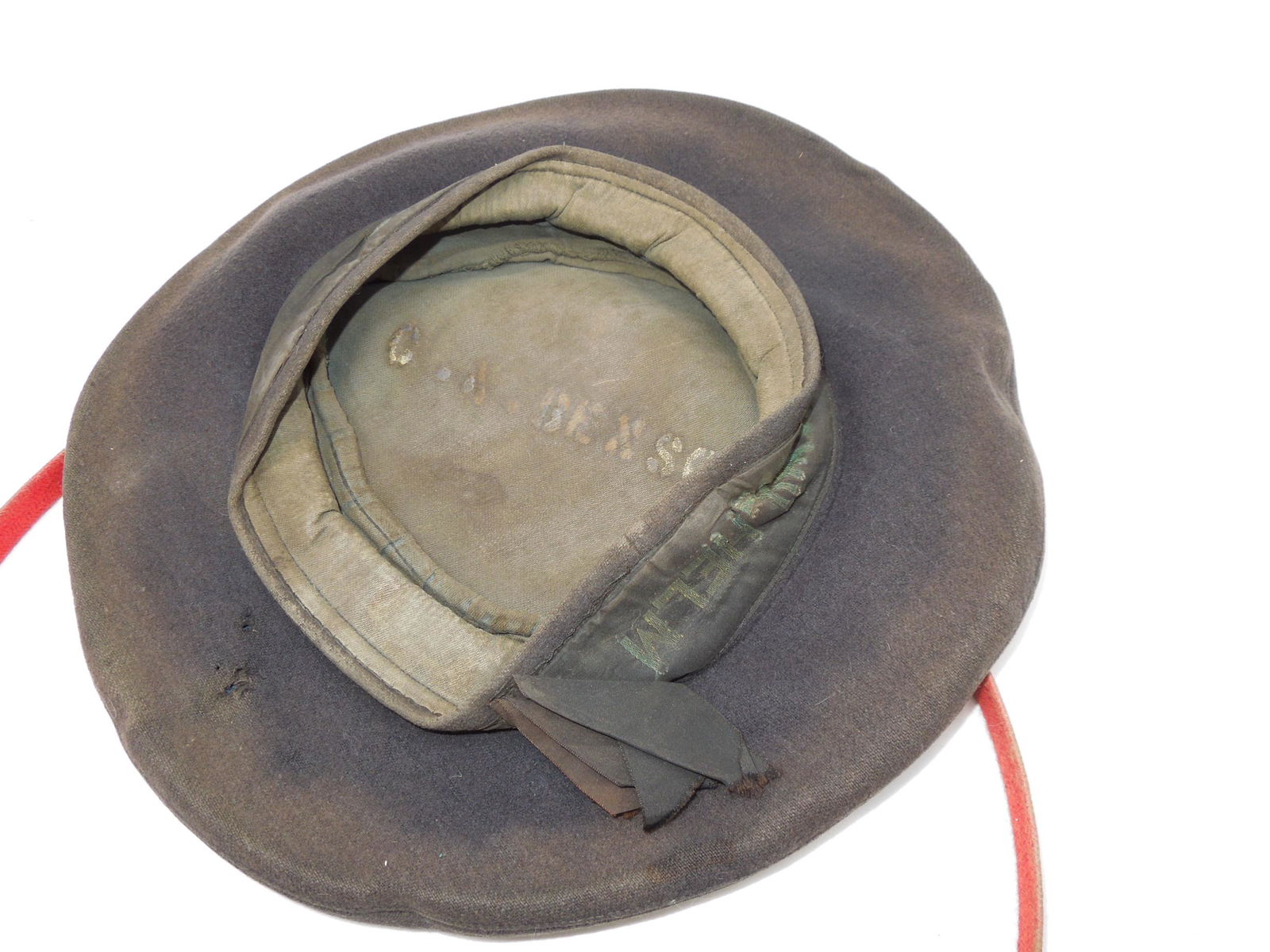 WWI USN Navy USS Prinz Friedrich Wilhelm Sailor Donald Duck Cap Flat Hat (1 of 3)