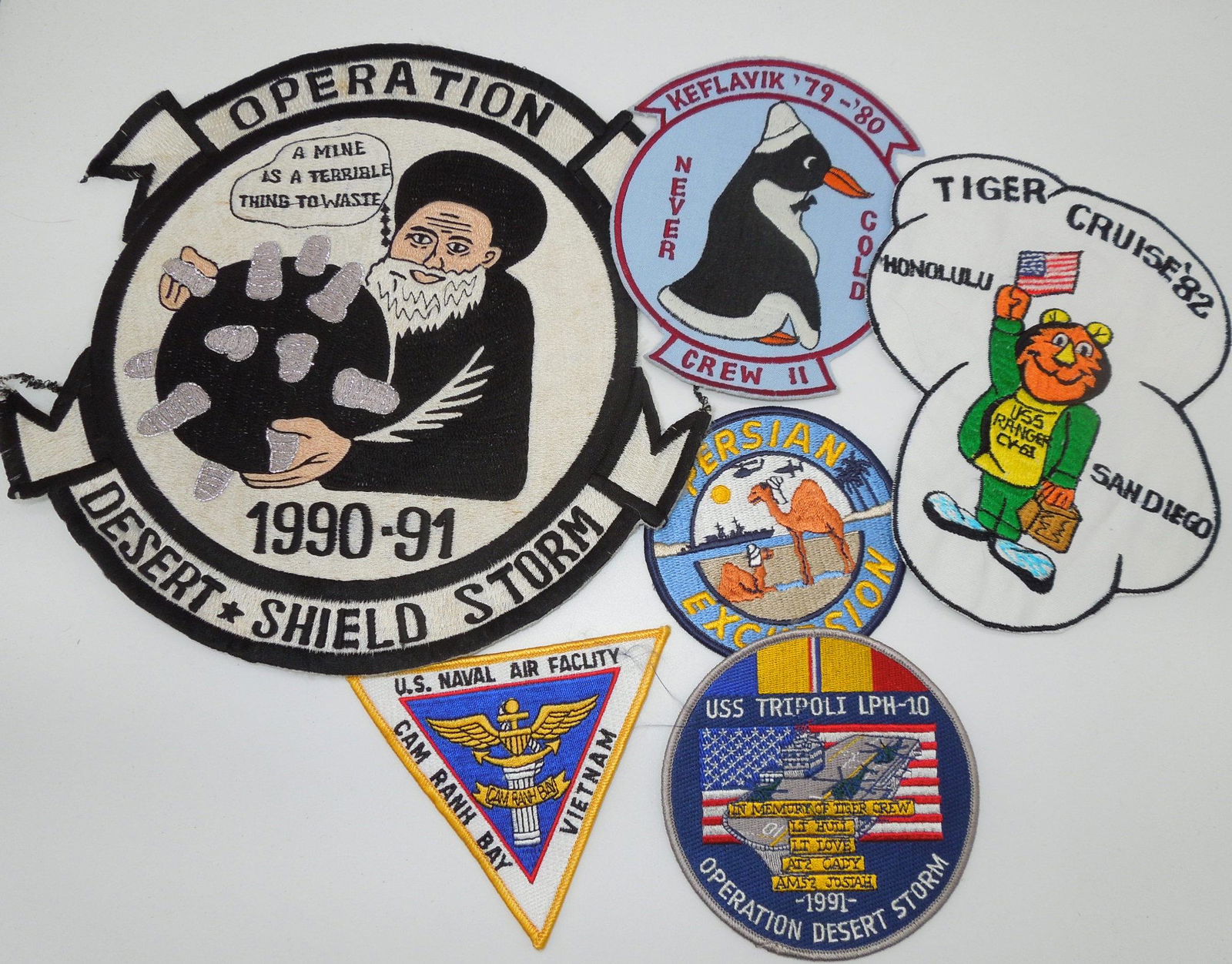 Desert Storm Gulf War US Military Patches Lot of 6 (1 of 4)