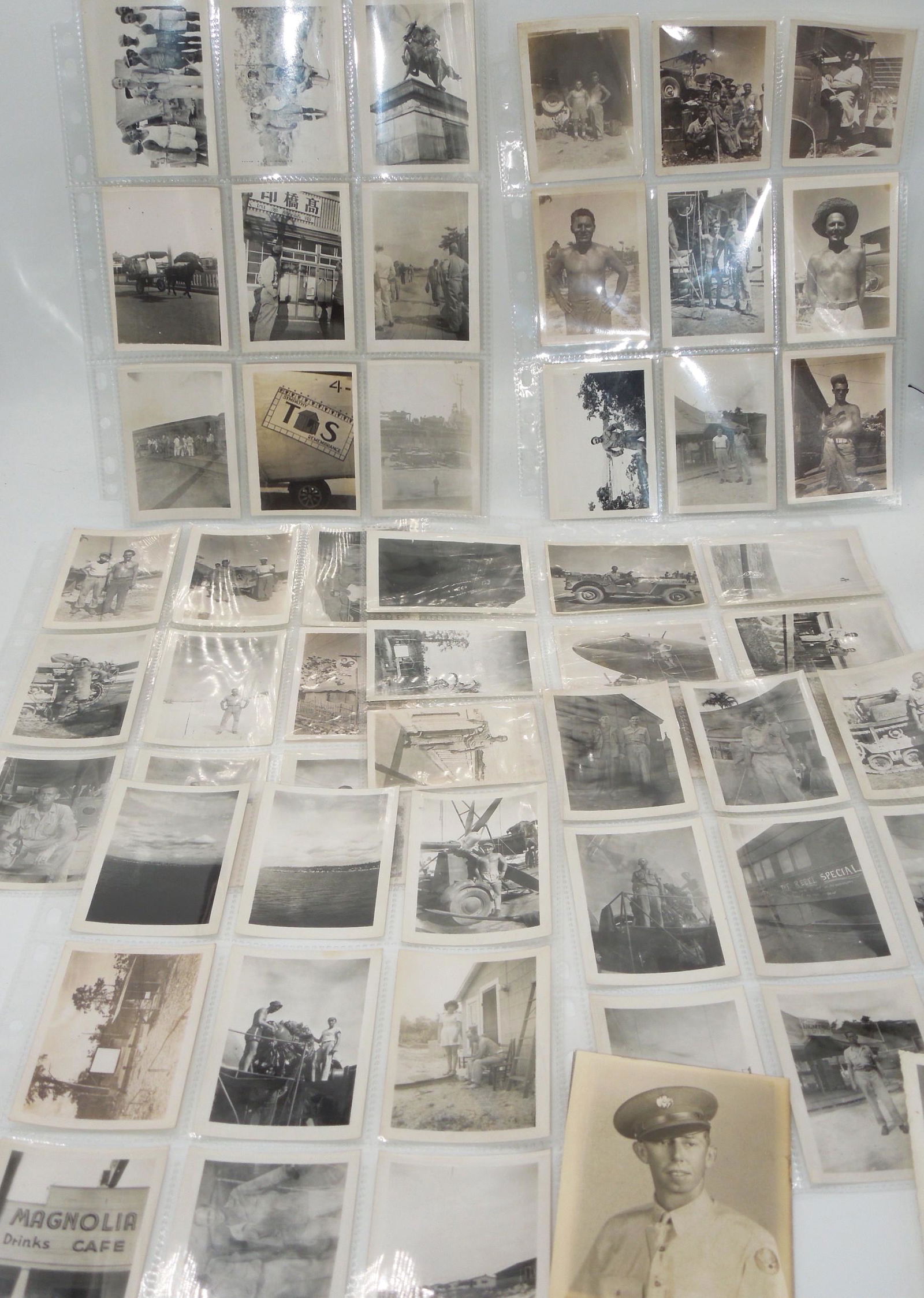 WWII USAAF Air Force Named Photographs Lot Biak & Geelvink (1 of 11)