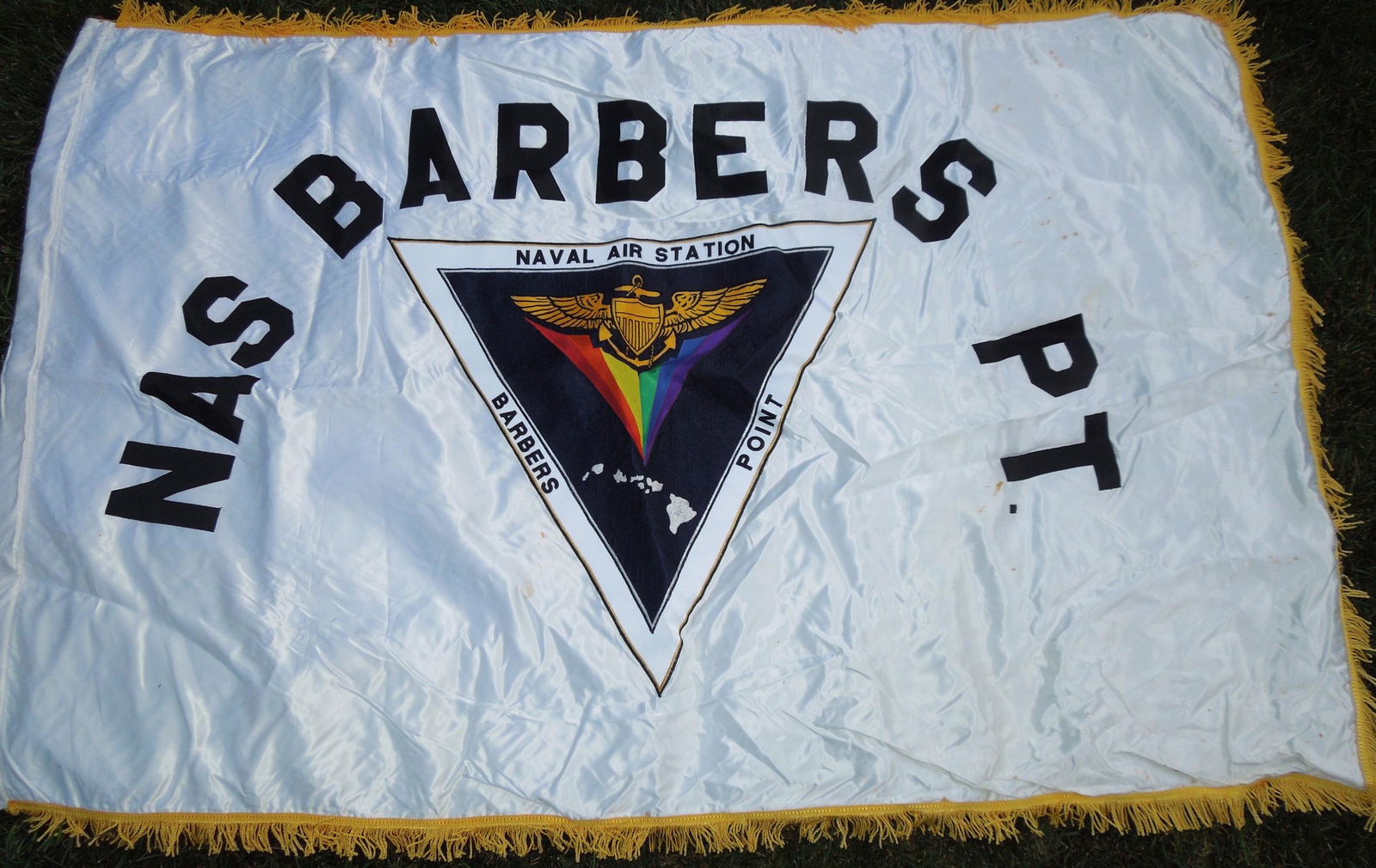 Navy NAS Naval Air Station Barbers Point Hawaii Banner Pearl Harbor (1 of 3)
