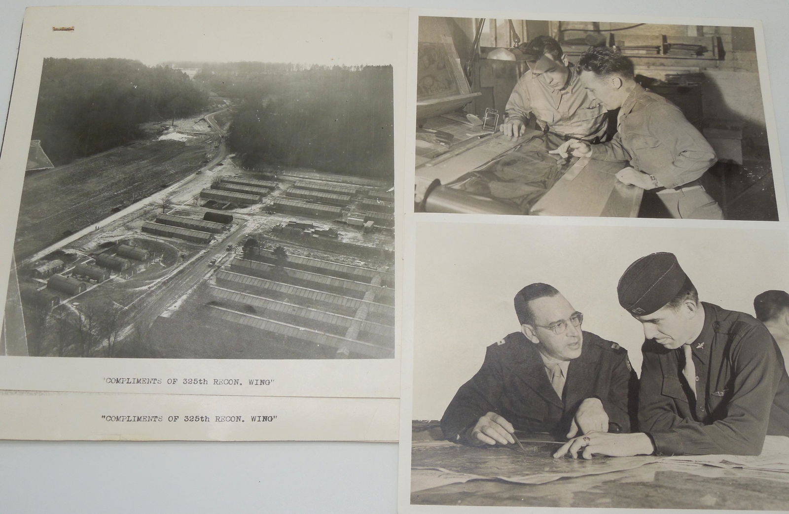 WWII Era USAAF Army Air Force 325th Reconnoissance Wing Aerial Photo Lot (1 of 9)
